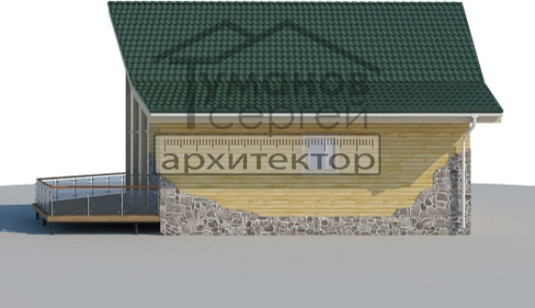 КБ-2168 Дом из Бруса