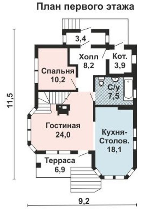 КБ-2172 Дом из Бруса