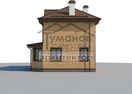 КБ-2192 Дом из Бруса