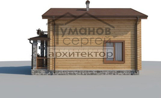 КБ-2195 Дом из Бруса