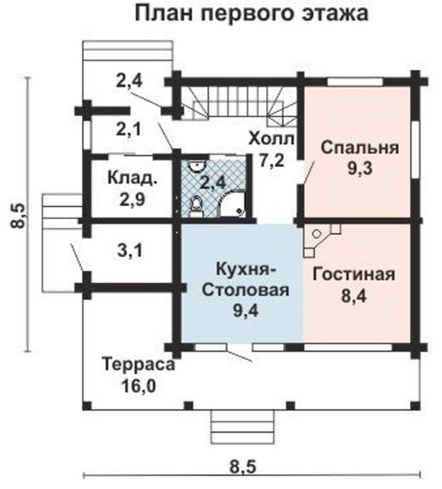 КБ-2195 Дом из Бруса