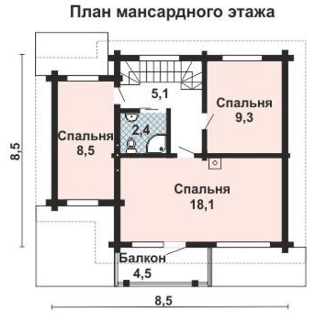 КБ-2195 Дом из Бруса