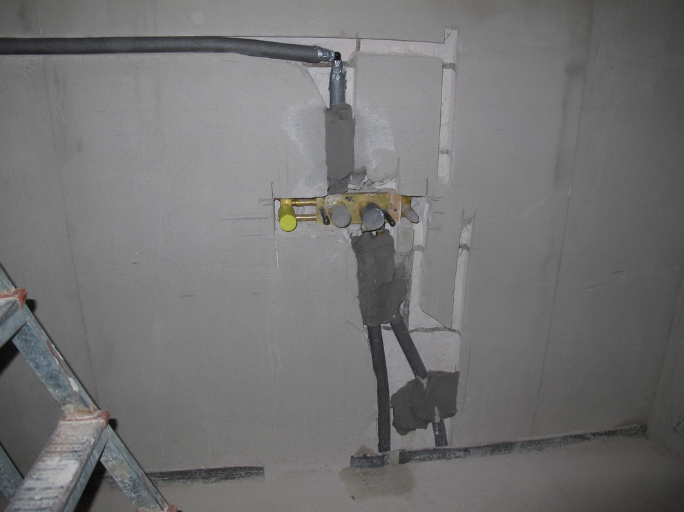 Встроенный смеситель ванной