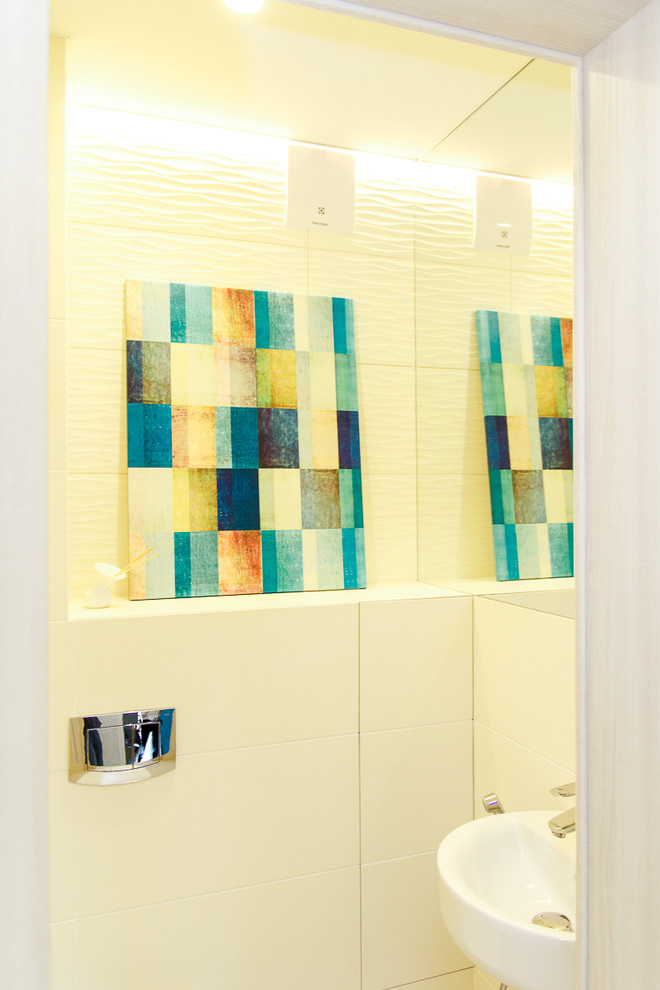 Гостевой санузел. Реализация. Квартира для молодых и успешных.