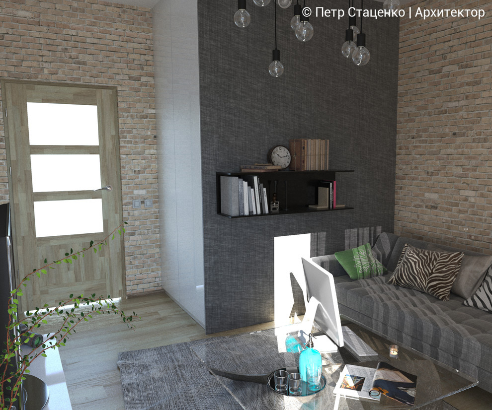 Вид от  окна.