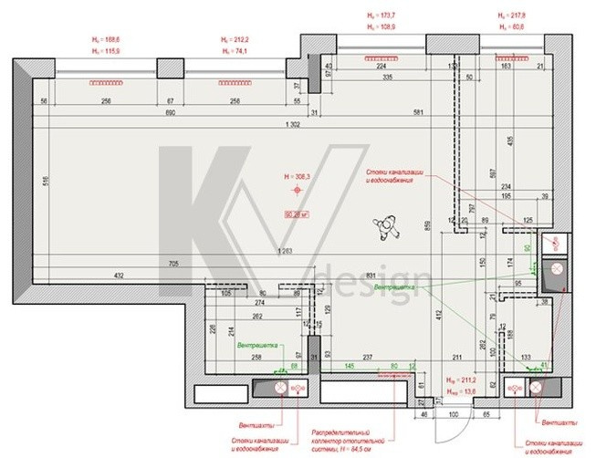 Дизайн двухкомнатной квартиры в ЖК «Измайловский»
