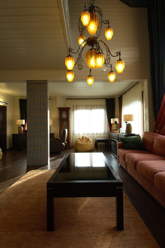 Дом из дерева в современном стиле