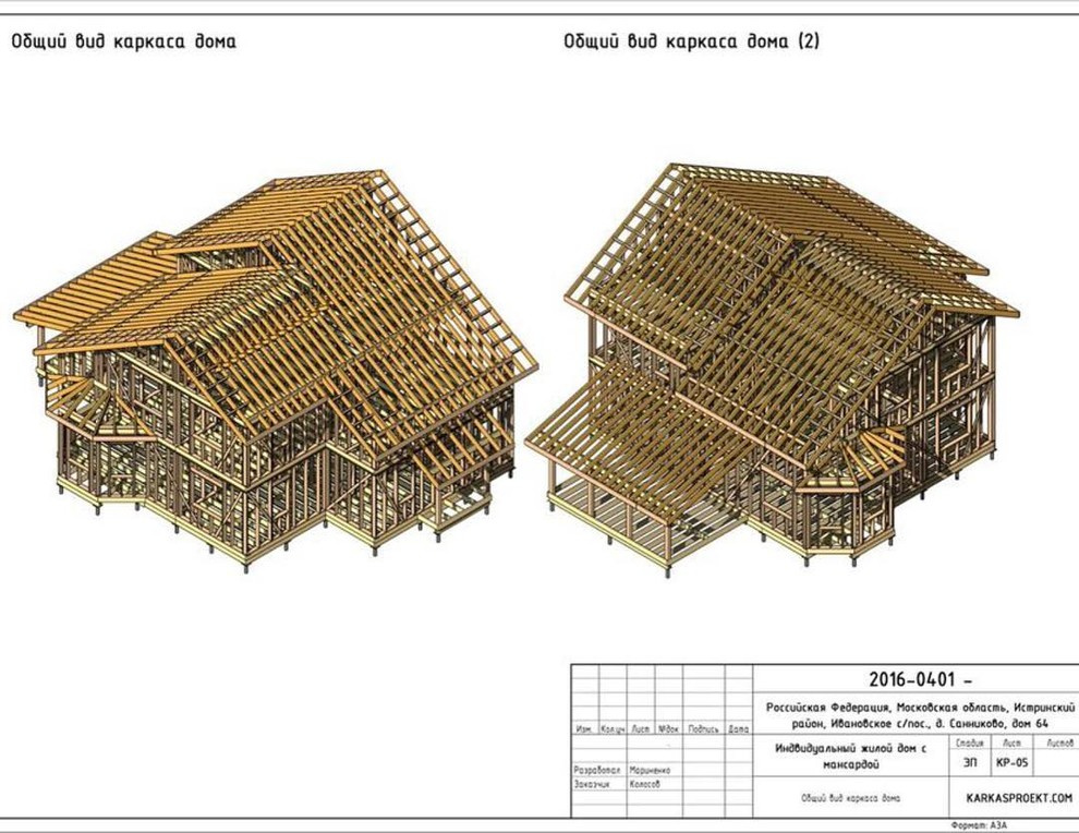 Строительство каркасных домов "под ключ"