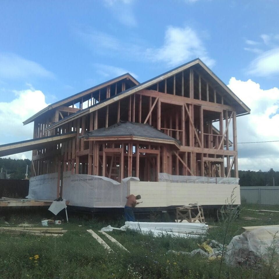 Строительство каркасных домов "под ключ"
