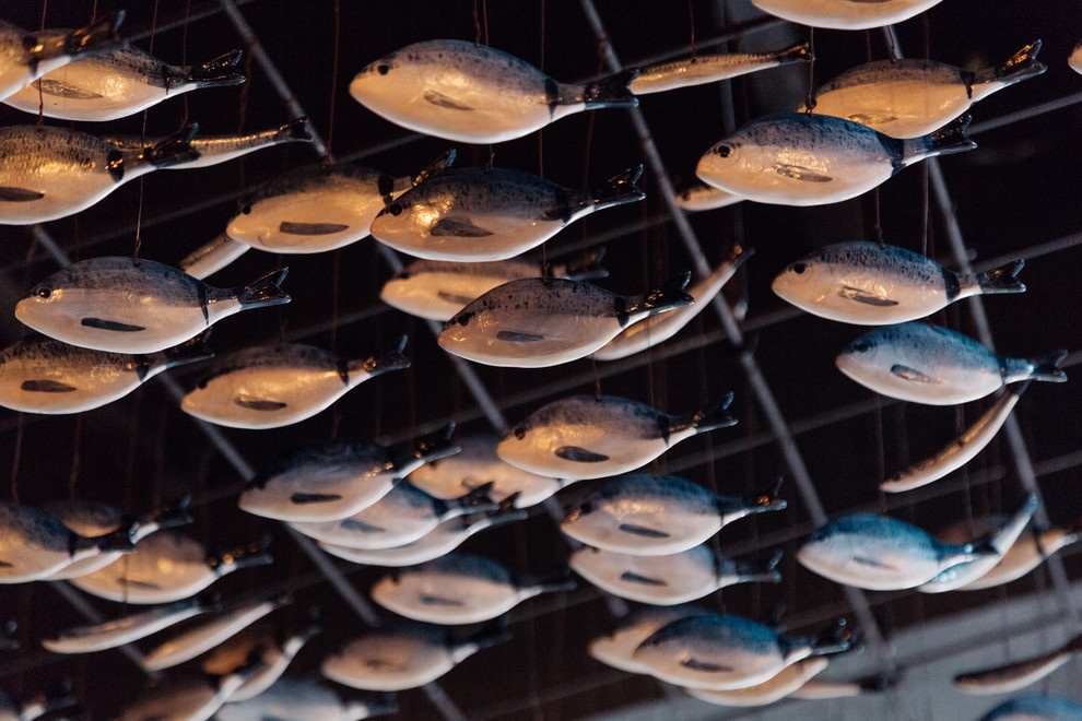 Интерьер ресторана 45 parallel. Москва