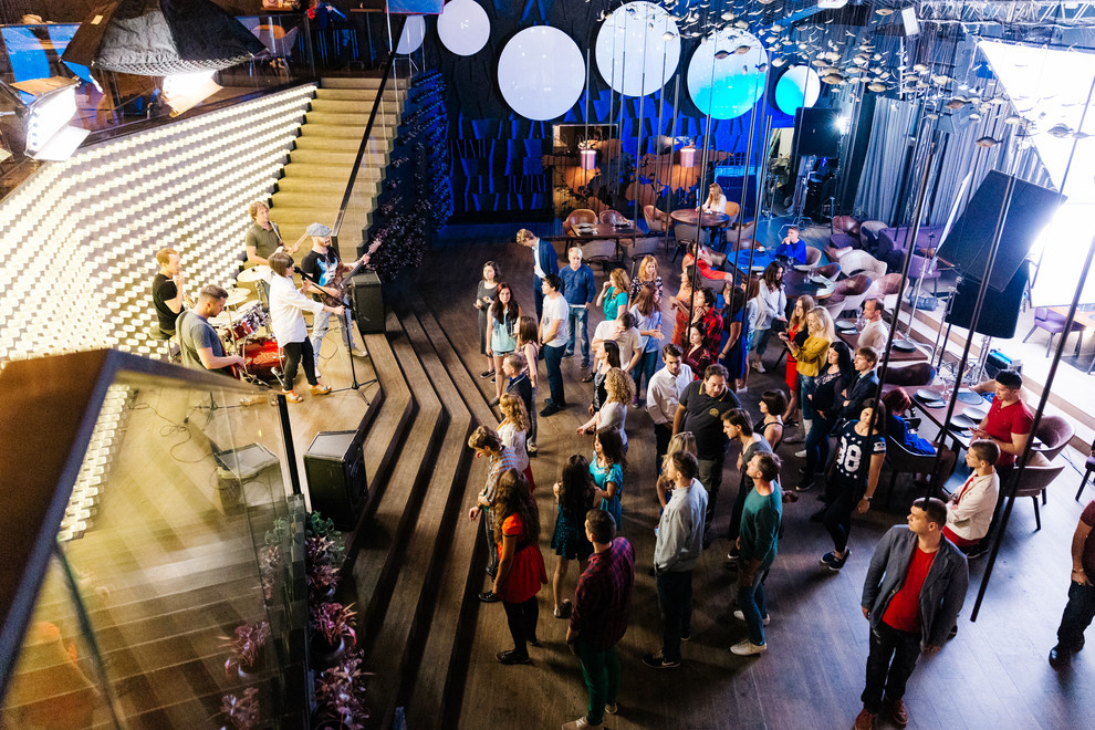 Интерьер ресторана 45 parallel. Москва