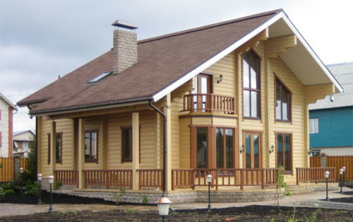 Дома из бревна и клееного бруса