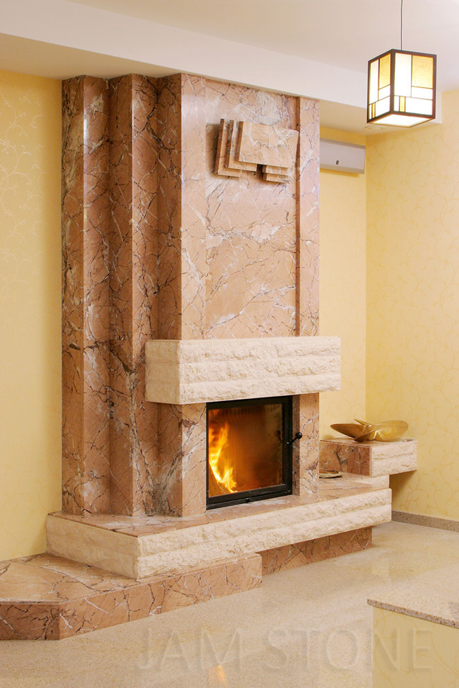 Облицовка камина