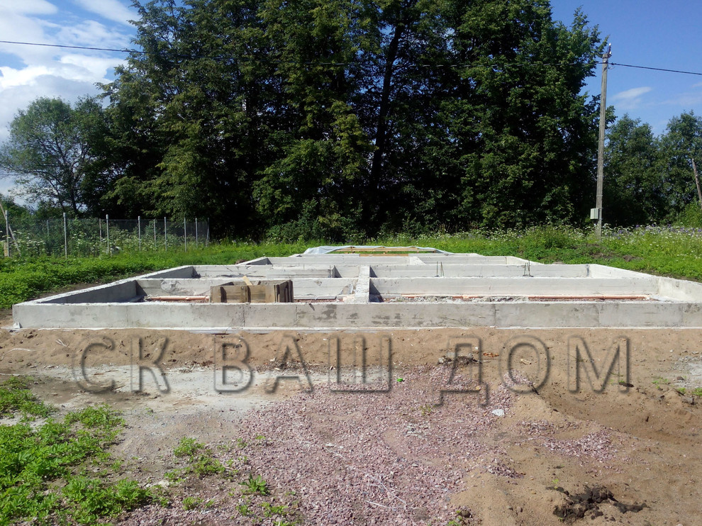 Двухэтажный каркасный дом в Волхове