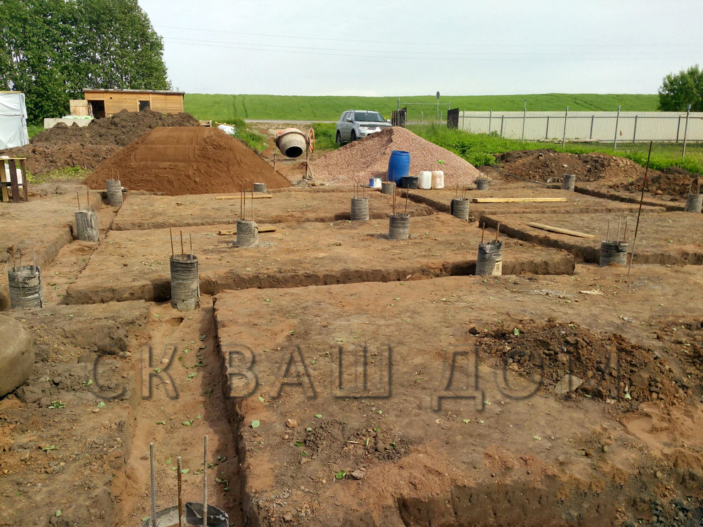 Двухэтажный каркасный дом в Волхове