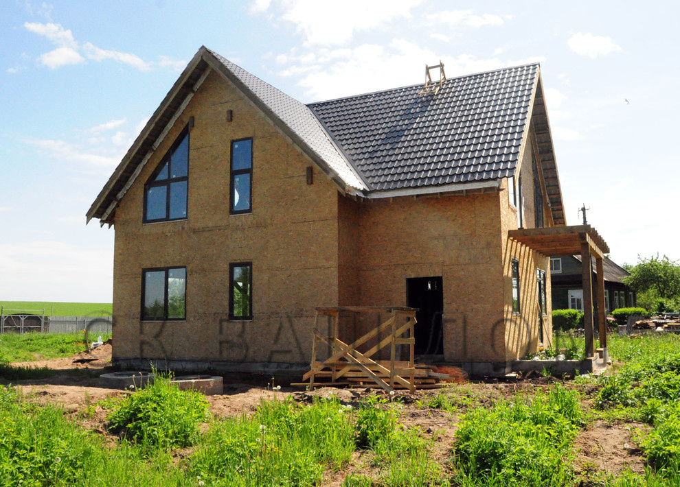 Двухэтажный каркасный дом в Волхове