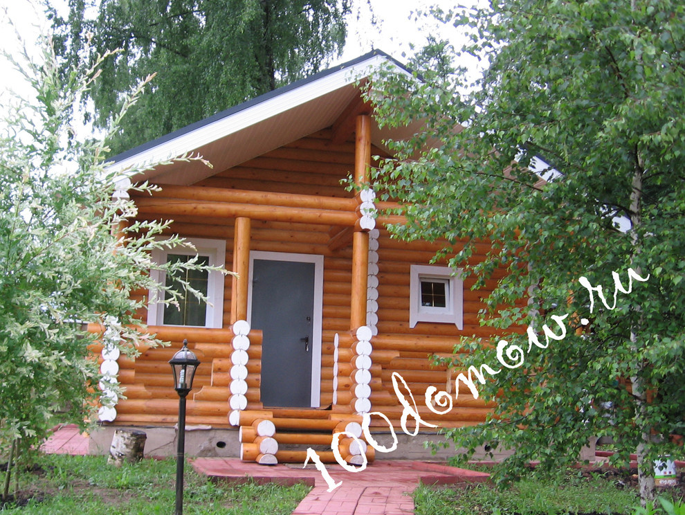 Бани из оцилиндрованного бревна