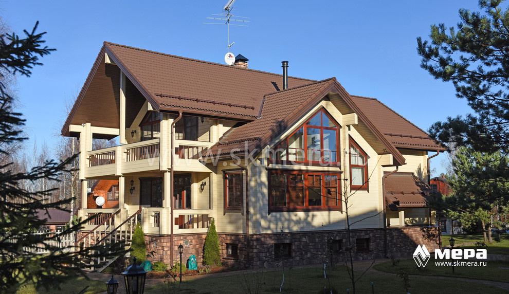 Дом из клееного бруса 346 м.кв.