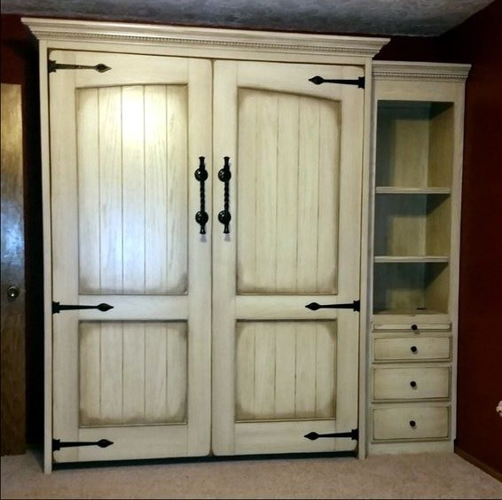 Шкаф кровать трансформер с диваном. Wall bed and sofa