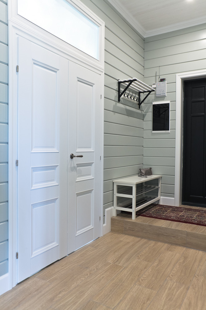 Деревянный гостевой дом в скандинавском стиле с винтажными деталями