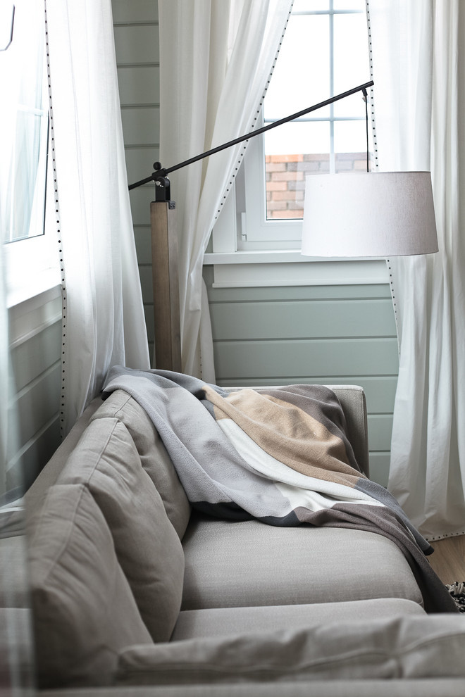 Деревянный гостевой дом в скандинавском стиле с винтажными деталями