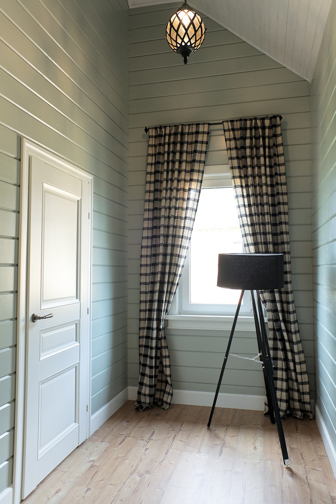 Деревянный гостевой дом в скандинавском стиле с винтажными деталями