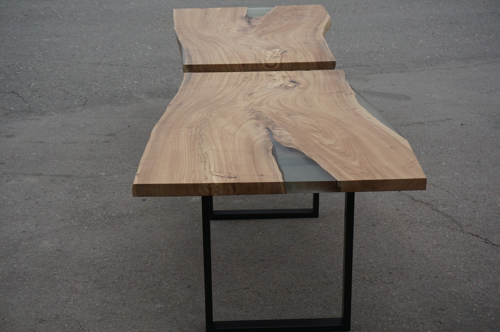 Стол Live Edge Design из цельного среза, массив вяза