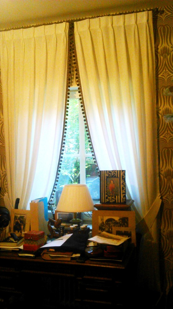 Шторы из плотных льняных тканей