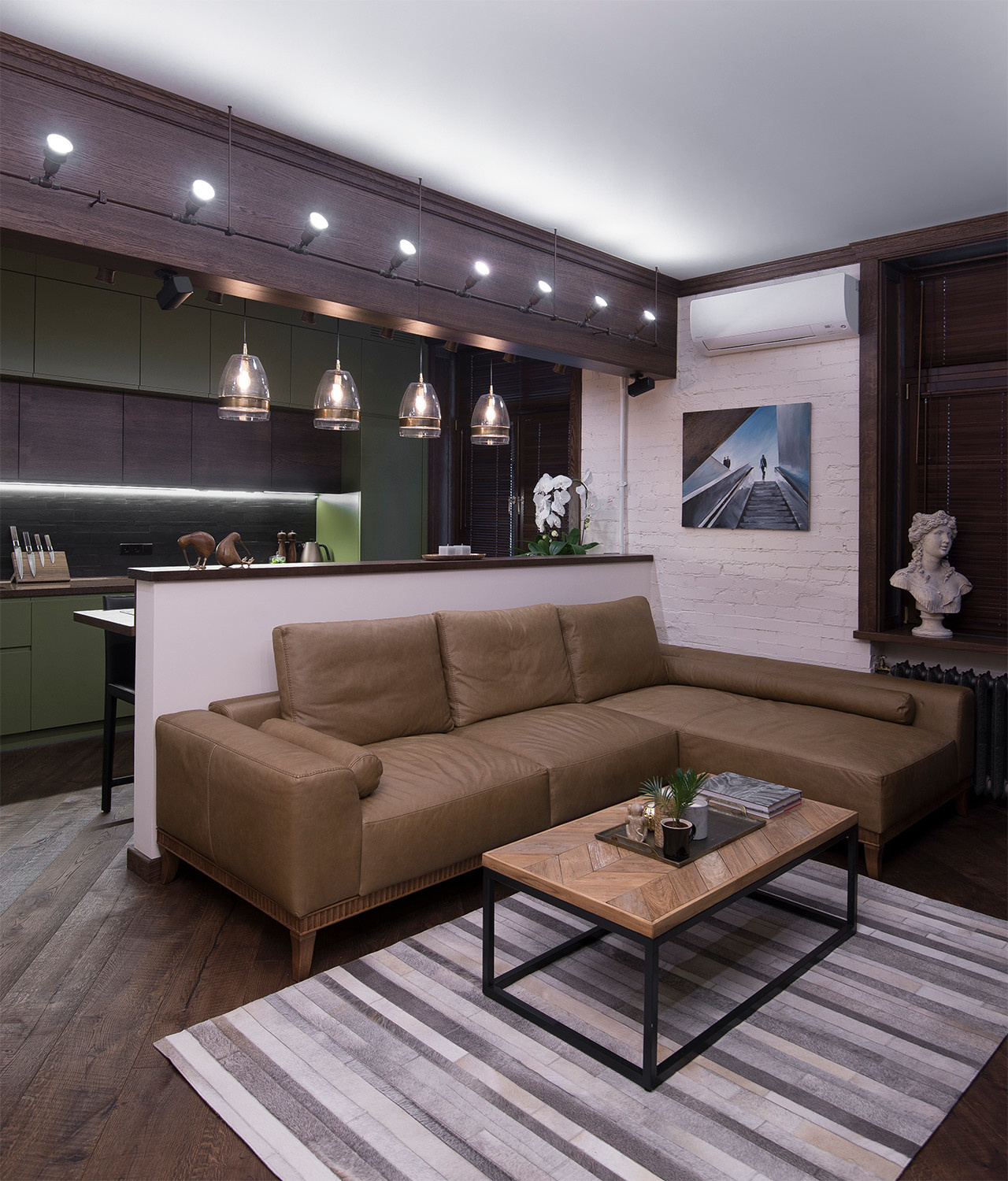 Квартира в стиле Лофт для молодого человека