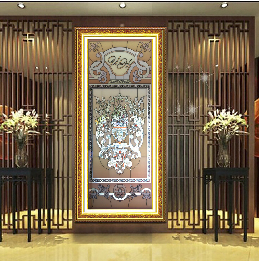 Витраж на зеркале