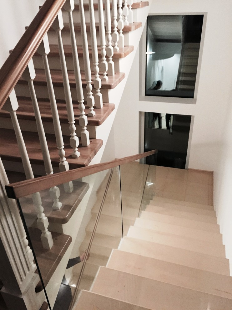 Самонесущие перила из стекла Маршаг