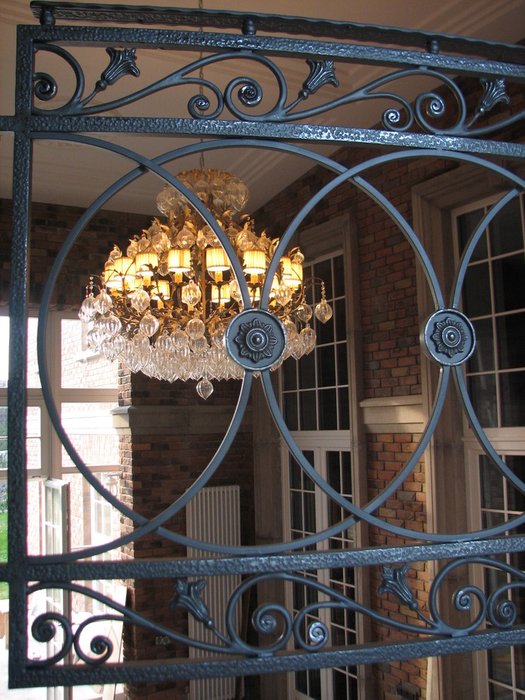 Обложка проекта: Кованое лестничное ограждение "КЛАССИКА "