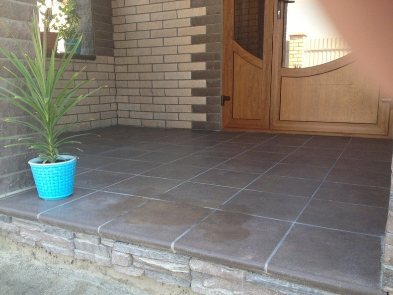 Наши объекты. Клинкерные ступени и плитка Stroher