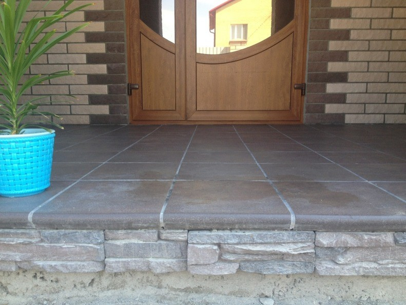 Наши объекты. Клинкерные ступени и плитка Stroher