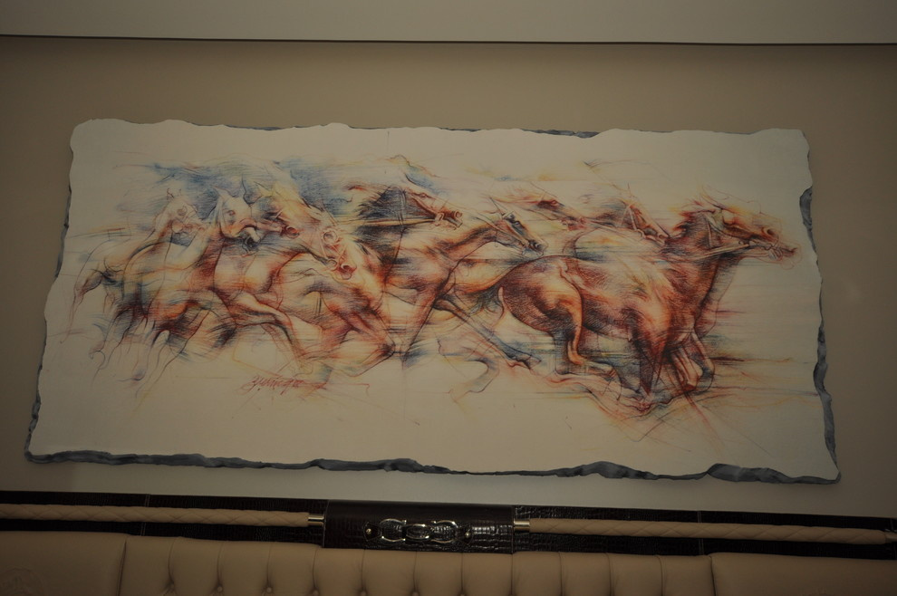 фреска на жесткой основе