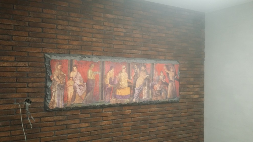 фреска на жесткой основе