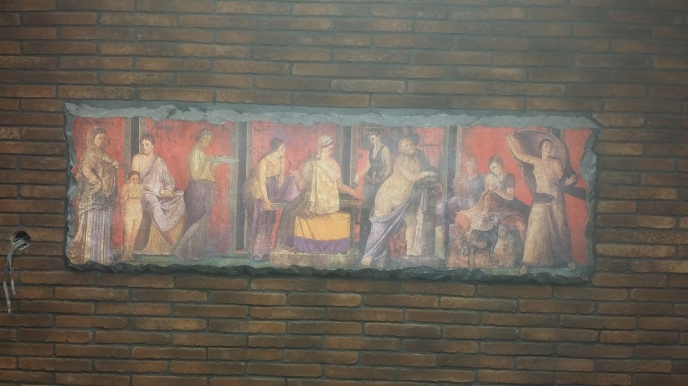 фреска на жесткой основе