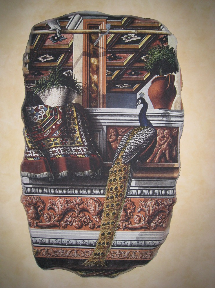 фреска на жесткой основе