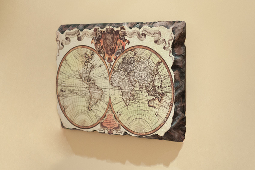 фреска на жесткой основе