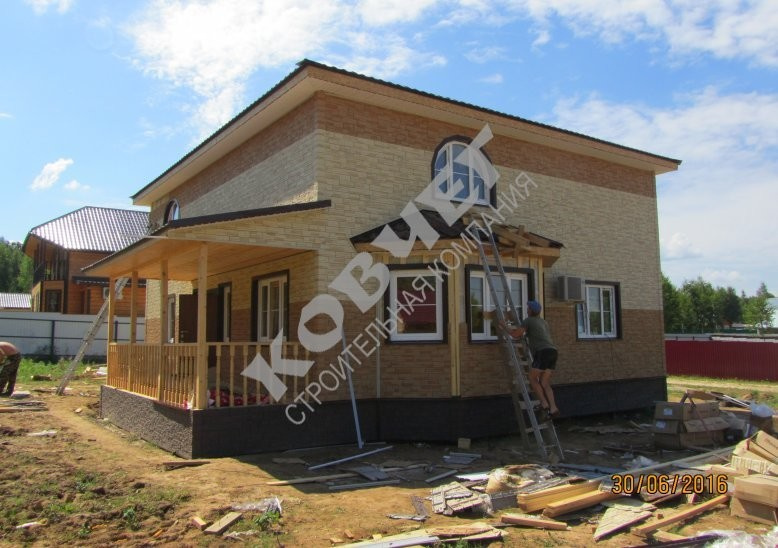 Каркасный дом 12*12. Двухэтажный