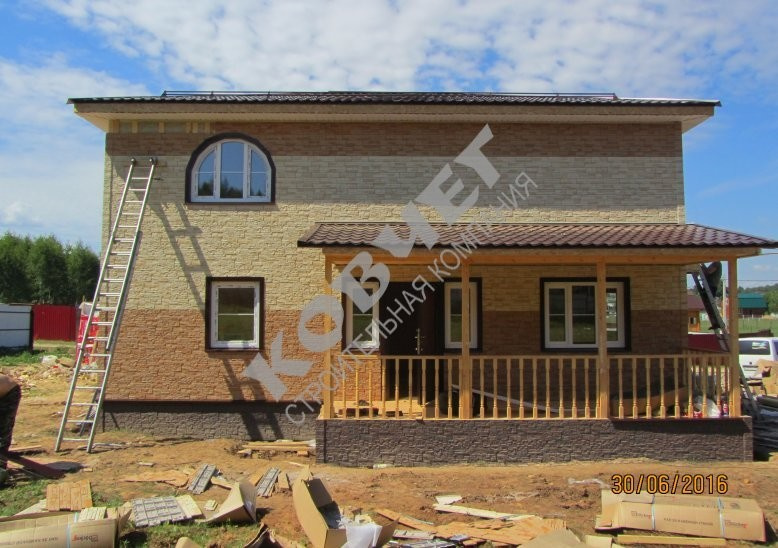 Каркасный дом 12*12. Двухэтажный