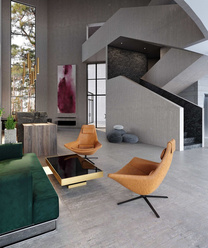 Interior design, decoration and private house architecture