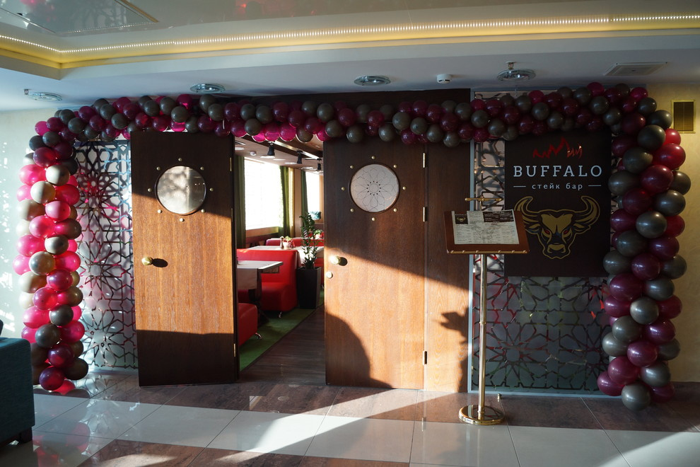 Ремонт помещения Стейк бара "BUFFALO" в Гранд Отель "Казань"