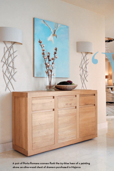 Вилла в Испании на Майорке - 600 кв м - живопись в интерьере