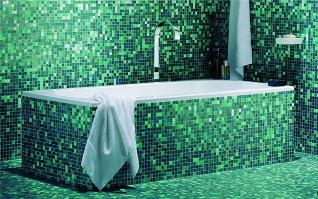 Мозаика из стекла в интерьере