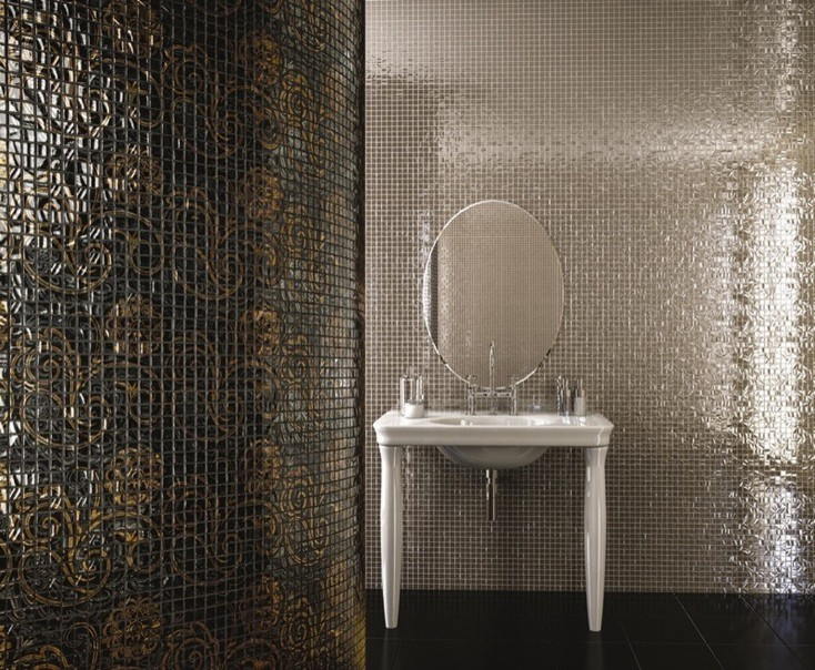 Мозаика из стекла в интерьере