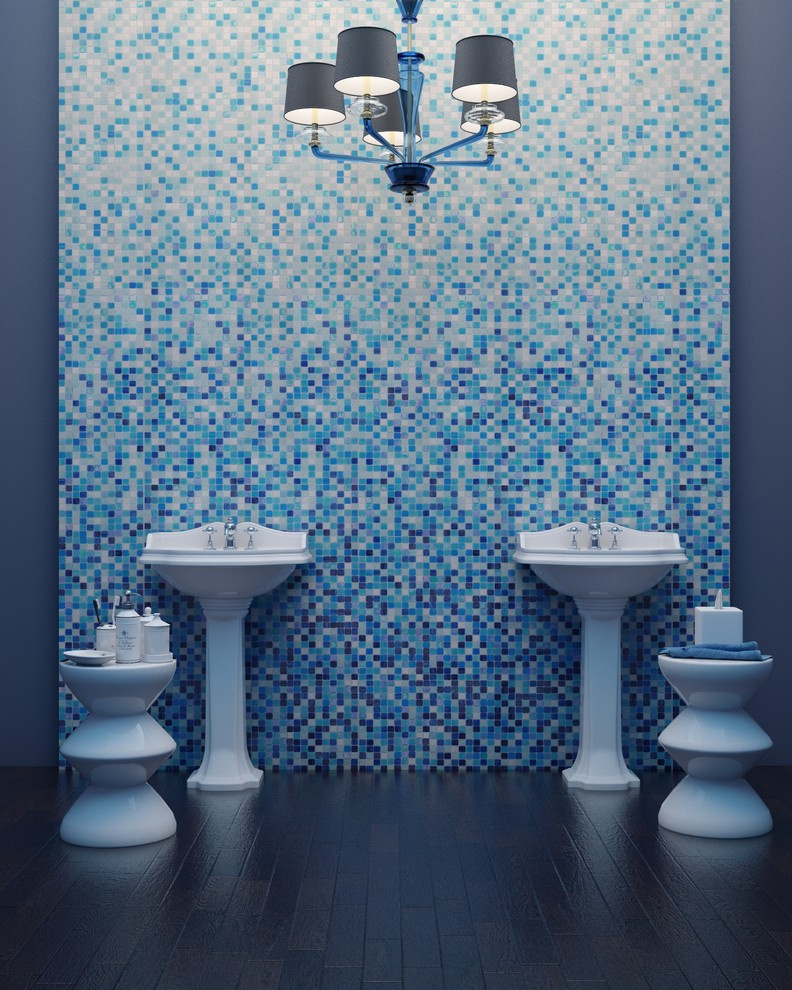 Мозаика из стекла в интерьере