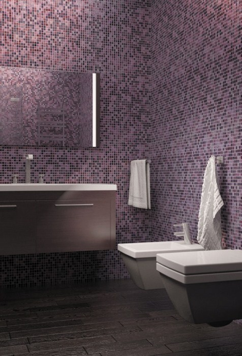 Мозаика из стекла в интерьере