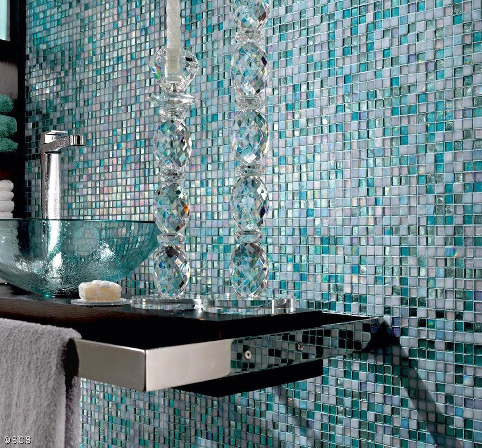 Мозаика из стекла в интерьере