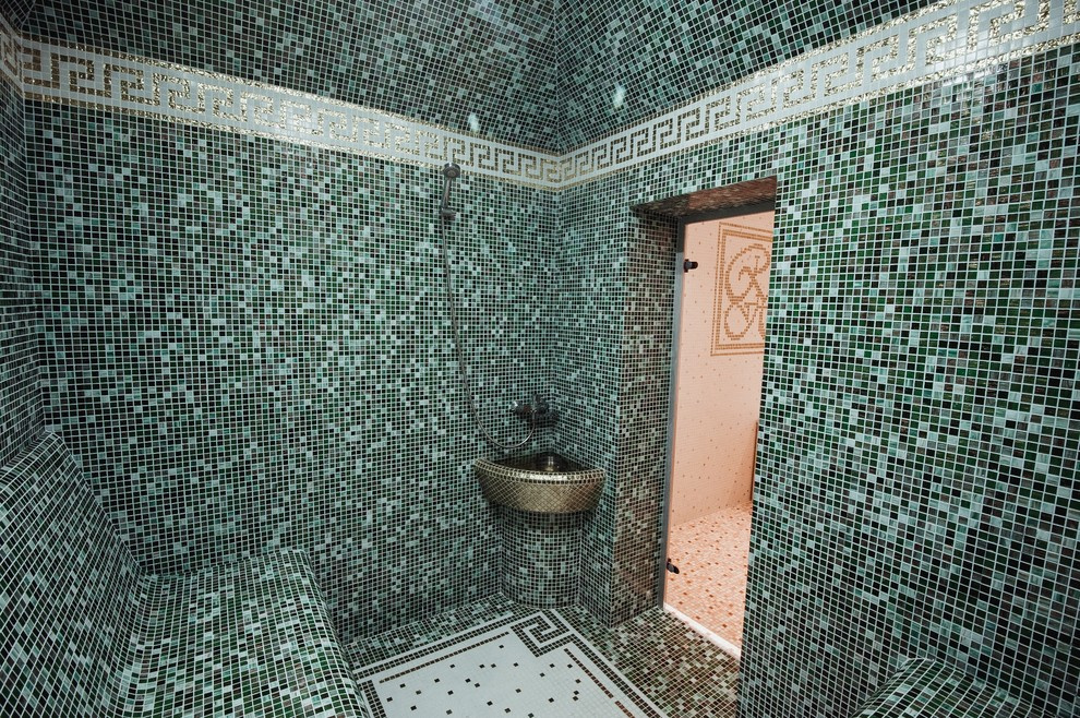 Мозаика из стекла в интерьере